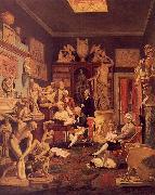  Johann Zoffany Charles Towneley's Library in Park Street oil painting on canvas
